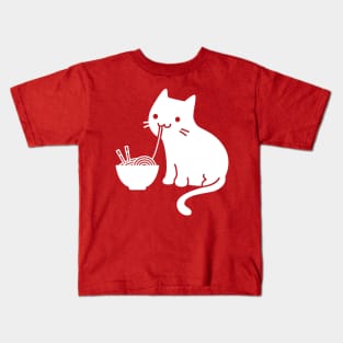 Cats And Ramen Kids T-Shirt